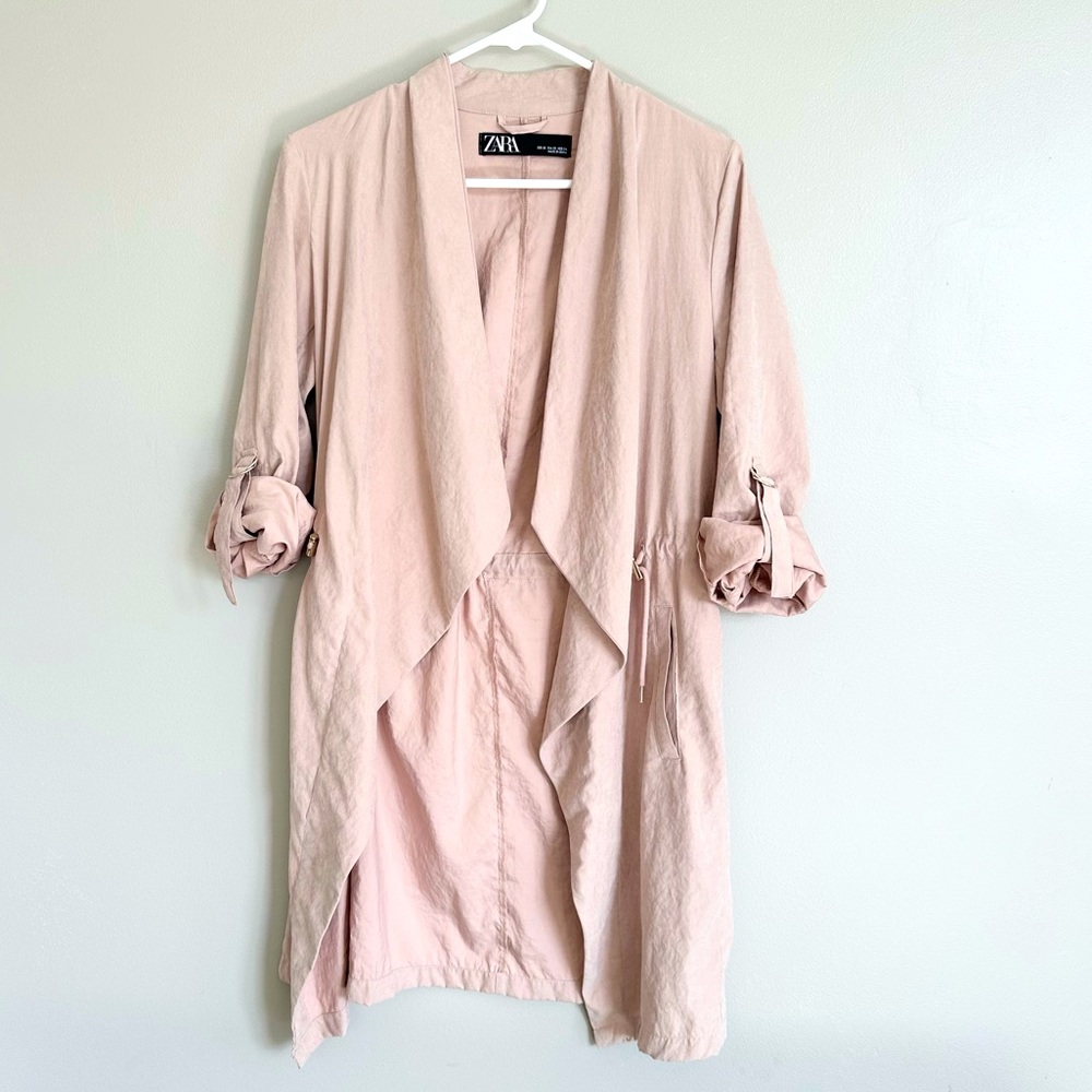 Zara XS Shacket - Blush